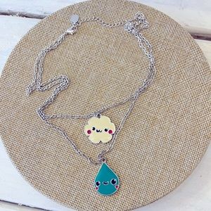 Girls Kawaii Cute Layered necklace NEW novelty characters
